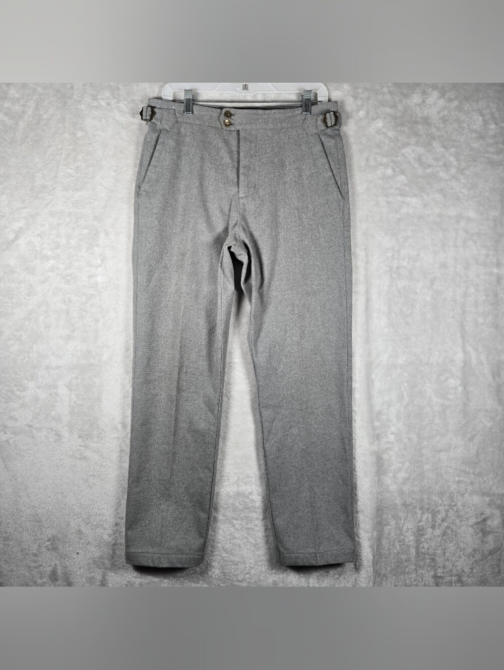 Alps & Meters Alpine Sports Club Trouser Mens Sz 30x30 Gray Chinos Cotton Blend